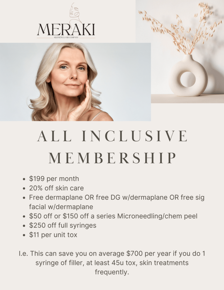 Membership | Meraki Aesthetics and Company PLLC | Cornelius, NC